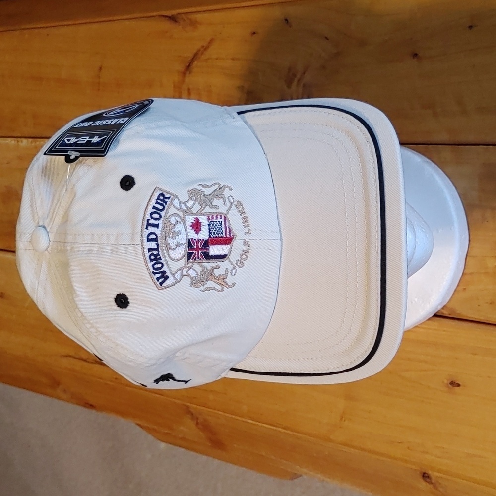 NWT Ahead Classic Cut World Tour Golf Links Baseball Cap